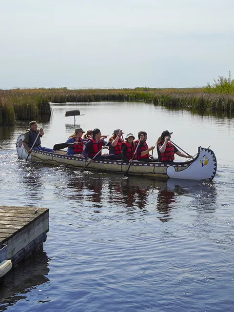 group canoe ride