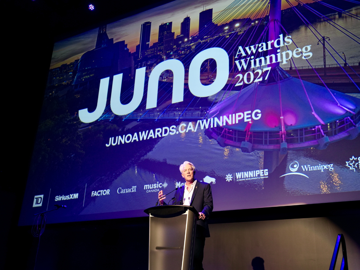 The JUNOS will once again rock Winnipeg in 2027